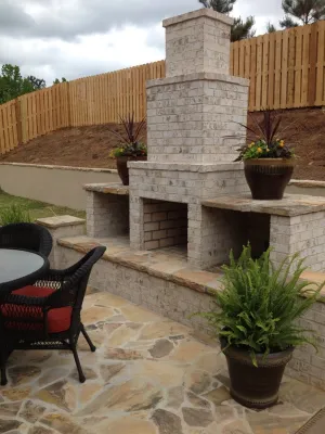 The Backyard of Auburn - Retaining Wall Construction in Auburn, AL