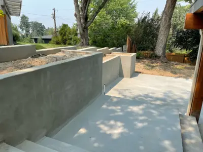 Cement Steps — Stone & Concrete Installation project by Modern Concrete And Design