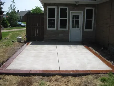 Patios Made of Concrete — Stone & Concrete Installation project by Fichter Concrete