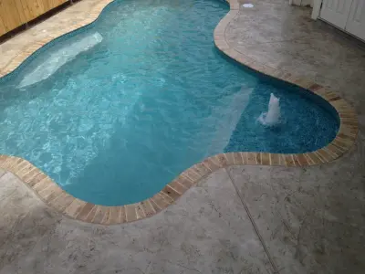 Decking for Pools — Stone & Concrete Installation project by Green Orleans Concrete Designs