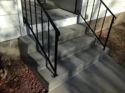 Cement Steps — Stone & Concrete Installation project by Quality Concrete LLC.