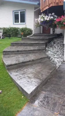 Tangible Actions — Stone & Concrete Installation project by First Class Finishing