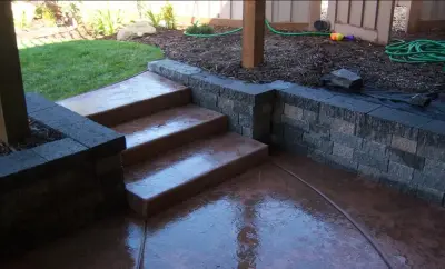 Concrete Exits — Stone & Concrete Installation project by JNR Concrete LLC