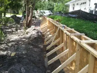 cement barrier — Stone & Concrete Installation project by JH Concrete Service C/R