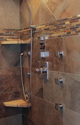 Modern Brentwood Bathroom by Semco Stone