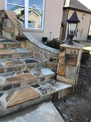 Personalized Concrete Pathways — Stone & Concrete Installation project by Brock Custom Stone Masonry LLC