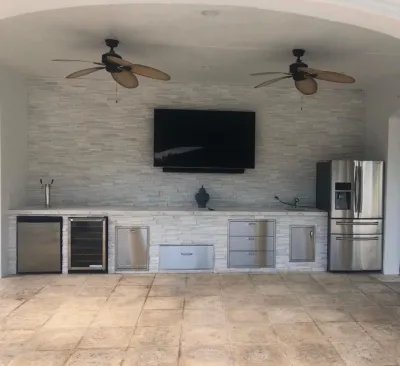 South Miami Entertaining — Landscape Construction project by The Garden District
