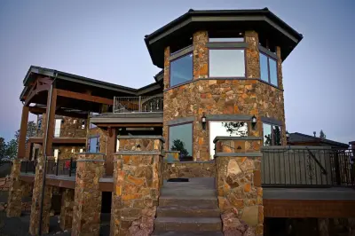 Bespoke Rustic Hilltop Estate | Woodland Park, CO — Stone & Concrete Installation project by Sundance Masonry, LLC