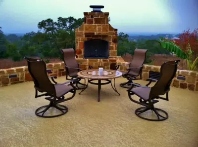 Outdoor Patio Concepts — Stone & Concrete Installation project by Concrete Coating Specialists, Inc. (San Diego)