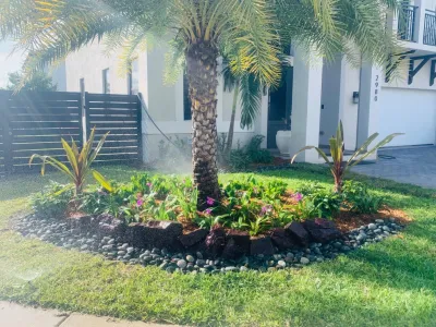 Zayas Tropical Oasis — Landscape Construction project by The Garden District