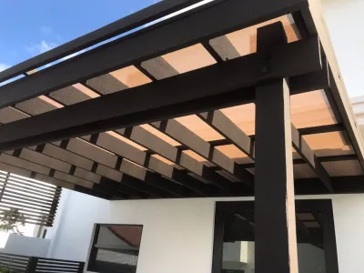 Kendall Contemporary Patio by The Garden District