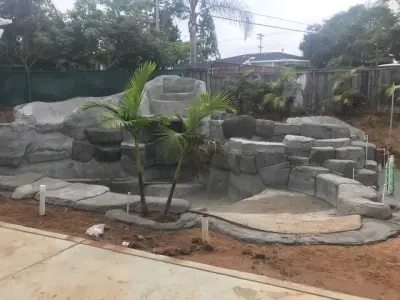 Endless Rockscape - Stone & Concrete Installation in Fontana, CA