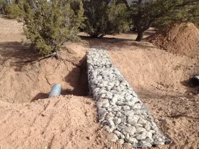 Water Management — Stone & Concrete Installation project by DBC Inc