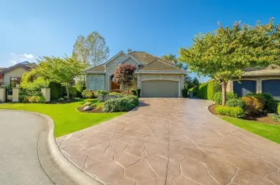 Stamped Concrete Driveway and Sealant — Stone & Concrete Installation project by NanDro Concrete & Sealants