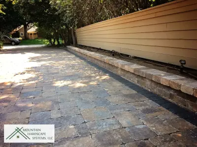 Boise Driveway Showcase — Stone & Concrete Installation project by Mountain Hardscape Systems