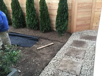 Work in Progress — Landscape Construction project by The Greathouse Company LLC