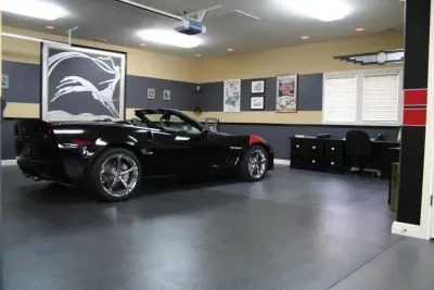 Epoxy Flooring for Garages, Auto Dealerships, and Commercial Areas — Stone & Concrete Installation project by Decorative Concrete Resurfacing