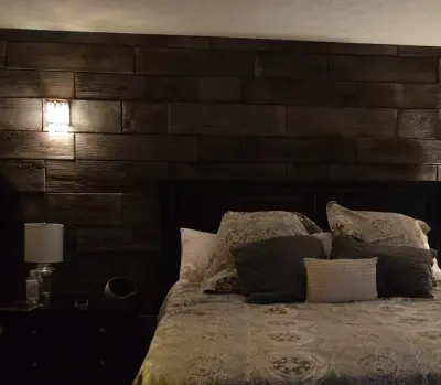 Reclaimed Timber and Rock — Stone & Concrete Installation project by Prestige Stone Products