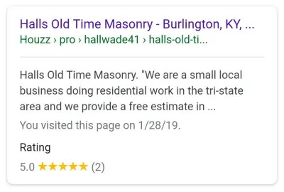 Halls Old Time Masonry - Tile & Stone Installation Services in Burlington, KY