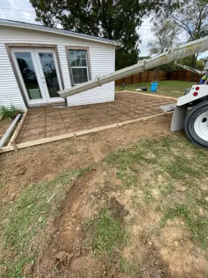 Fresh Patio — Stone & Concrete Installation project by Crest Concrete