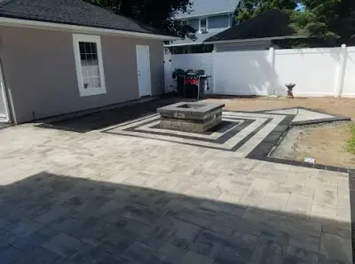Outdoor Fireplaces — Stone & Concrete Installation project by Five Star Contractors