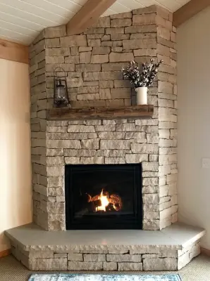Hearth — Stone & Concrete Installation project by Cornerstone Custom Stonework LLC