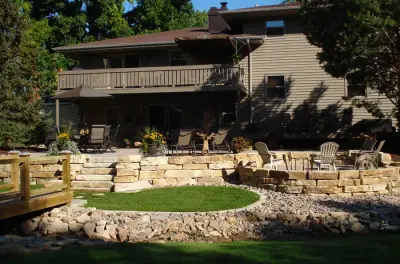 Alfresco Living Areas — Stone & Concrete Installation project by Peninsula Stone, Inc.