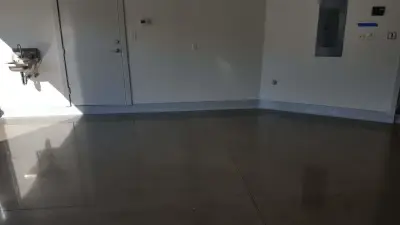 Garage Flooring — Stone & Concrete Installation project by A.C.T. Llc