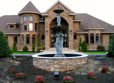 Water Source — Stone & Concrete Installation project by A & R Masonry LLC