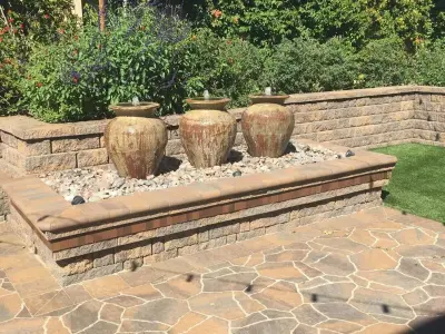 Water Displays and Fountains by Integrated Paver Systems