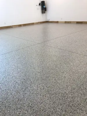 Franklin TN Epoxy Garage Project 10/17 — Stone & Concrete Installation project by Best Tech Coatings