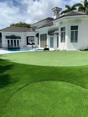 HOME PRACTICE GREEN — Landscape Construction project by The Landscaping People, Inc.