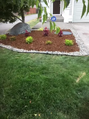 Front sleeping area — Stone & Concrete Installation project by IPros Landscaping & Construction Division