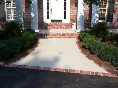 Main Entrances — Stone & Concrete Installation project by Decorative Concrete Resurfacing