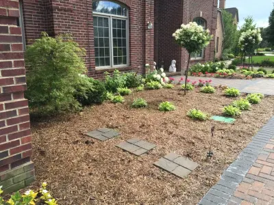 Exterior Landscape Revamp — Stone & Concrete Installation project by Twin Oaks Landscape, Inc.