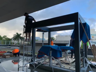 MILA Restaurant — Landscape Construction project by The Landscaping People, Inc. in Miami Beach