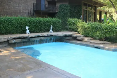 Swimming Area Patios — Stone & Concrete Installation project by Decorative Concrete Coatings, LLC