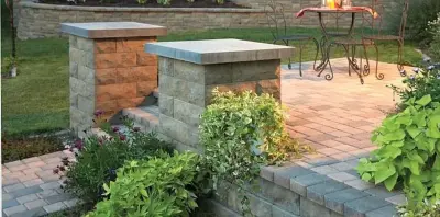 Exhibit — Stone & Concrete Installation project by Custom Built Retaining Walls