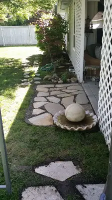 Garden City Transformation — Stone & Concrete Installation project by Concrete Artisans, LLC