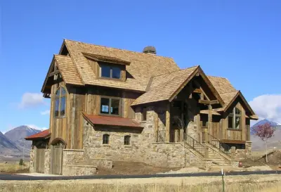 Rock and Salvaged Brick — Stone & Concrete Installation project by Telluride Natural Stone & Reclaimed Wood