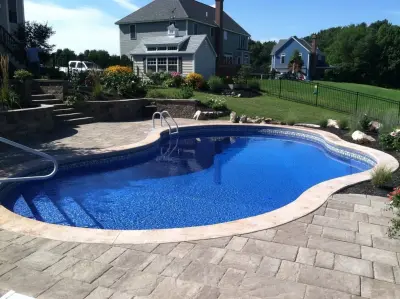 Groveland Swimming Pool — Stone & Concrete Installation project by Artisan Masonry LLC