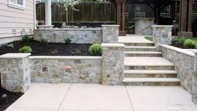 Harmonic Mining — Stone & Concrete Installation project by East Bay Masonry