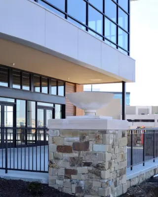 Hickory Tree — Stone & Concrete Installation project by Stone Mountain Thin Veneer