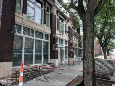 Hupmobile Structure — Stone & Concrete Installation project by Markuson Mark III Construction