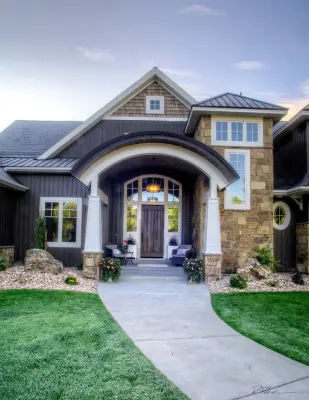 Idaho Falls 2017 Parade Home — Stone & Concrete Installation project by Cedarstone Supply Inc