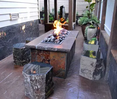 Kellogg Home — Stone & Concrete Installation project by Cascade Stoneworks