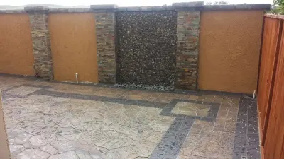 Aquatic Elements — Stone & Concrete Installation project by The Paver Guys