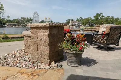 Waterside Lifestyle — Stone & Concrete Installation project by Watkins Concrete Block Company, Inc.