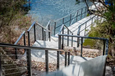 Lakeshore Steps — Stone & Concrete Installation project by Clean Cut Concrete
