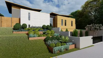 Comprehensive Landscape Design Services — Stone & Concrete Installation project by BioScapes LLC